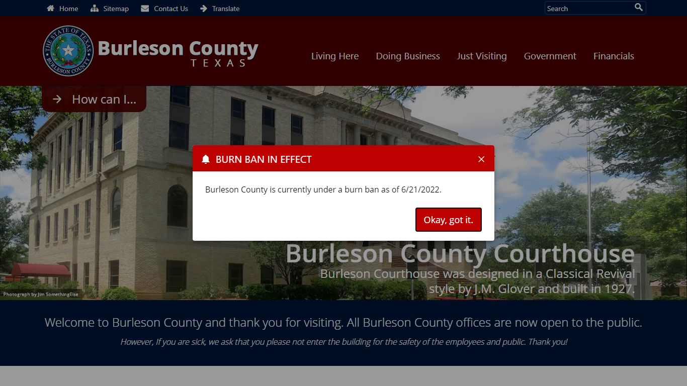 Burleson County, Texas